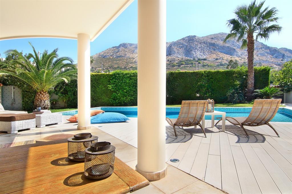 Luxury Villa Sea Melody Palaiá Fókaia المظهر الخارجي الصورة
