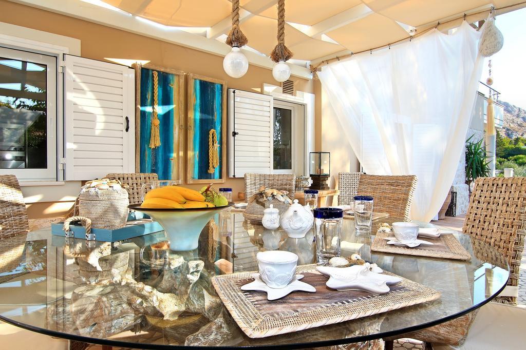 Luxury Villa Sea Melody Palaiá Fókaia المظهر الخارجي الصورة