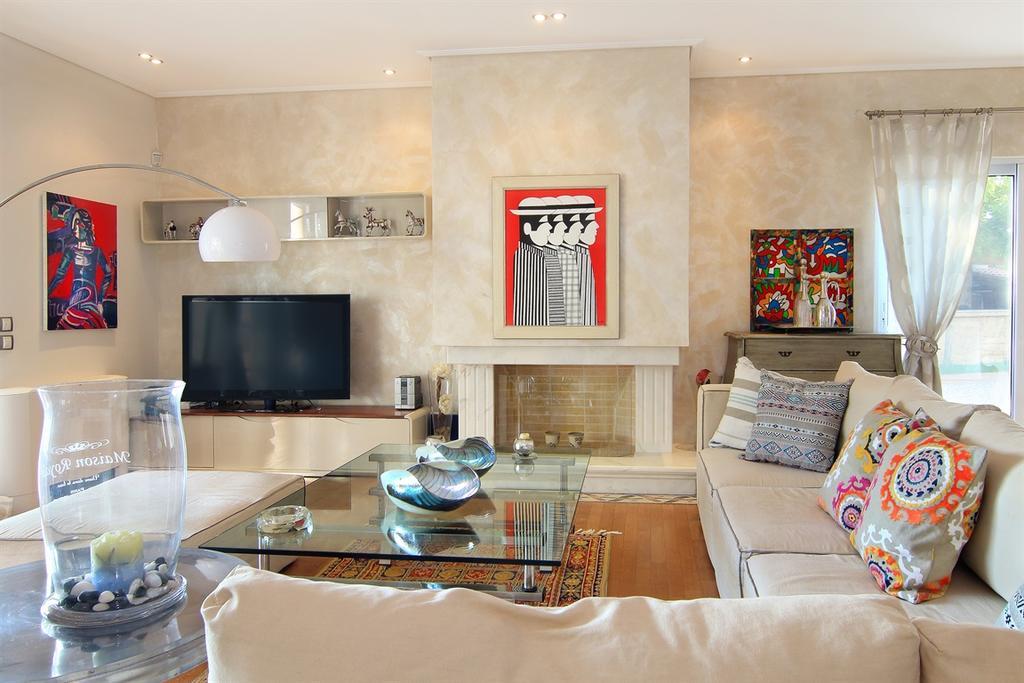 Luxury Villa Sea Melody Palaiá Fókaia المظهر الخارجي الصورة