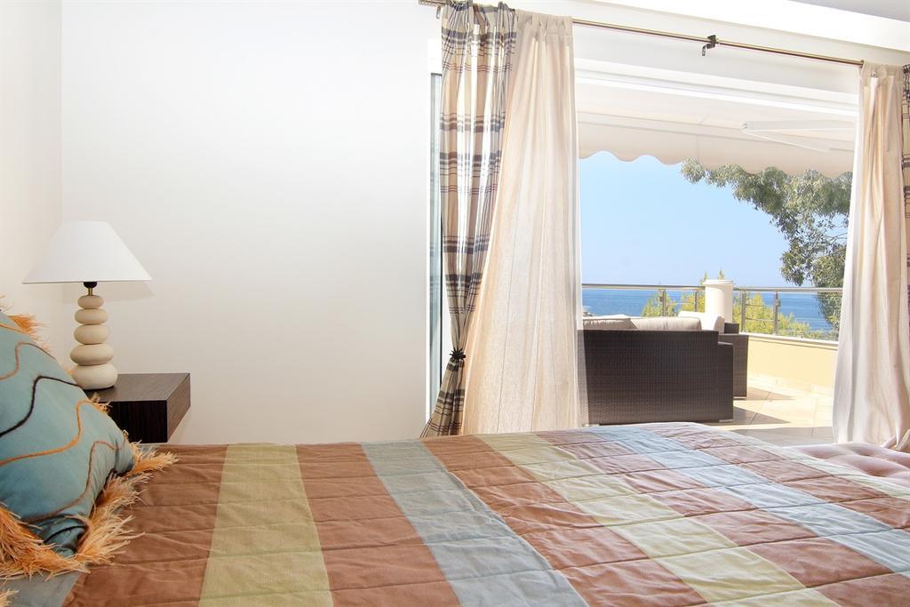 Luxury Villa Sea Melody Palaiá Fókaia المظهر الخارجي الصورة