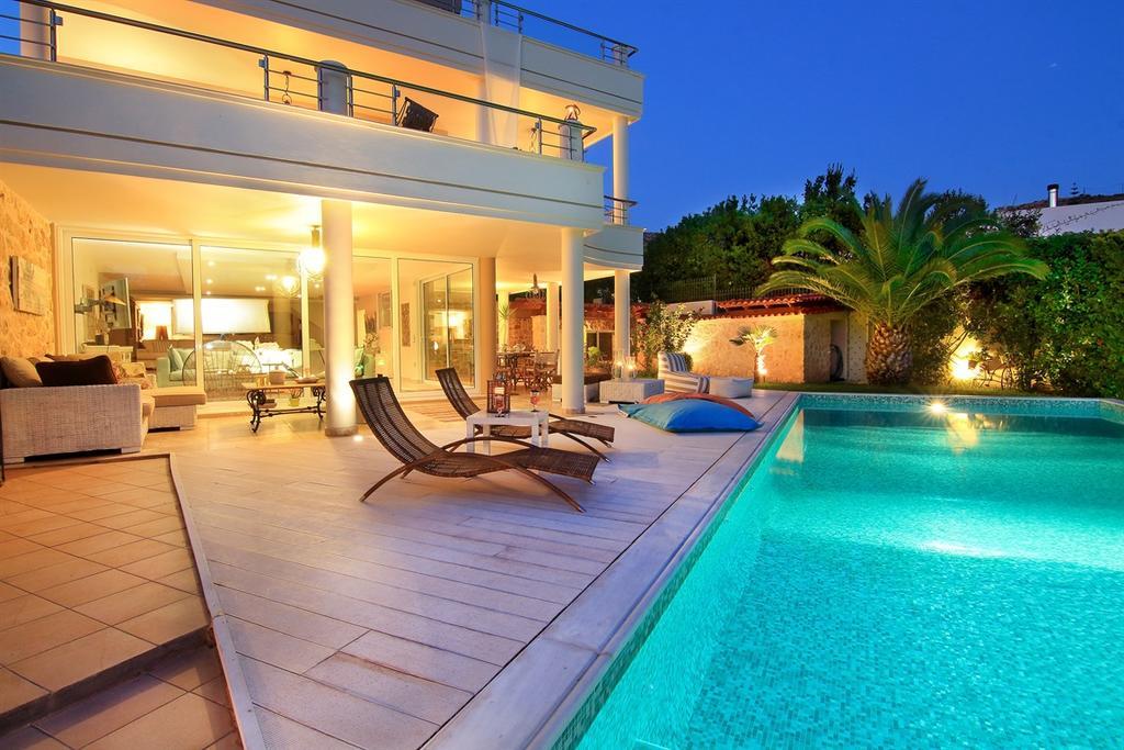 Luxury Villa Sea Melody Palaiá Fókaia المظهر الخارجي الصورة